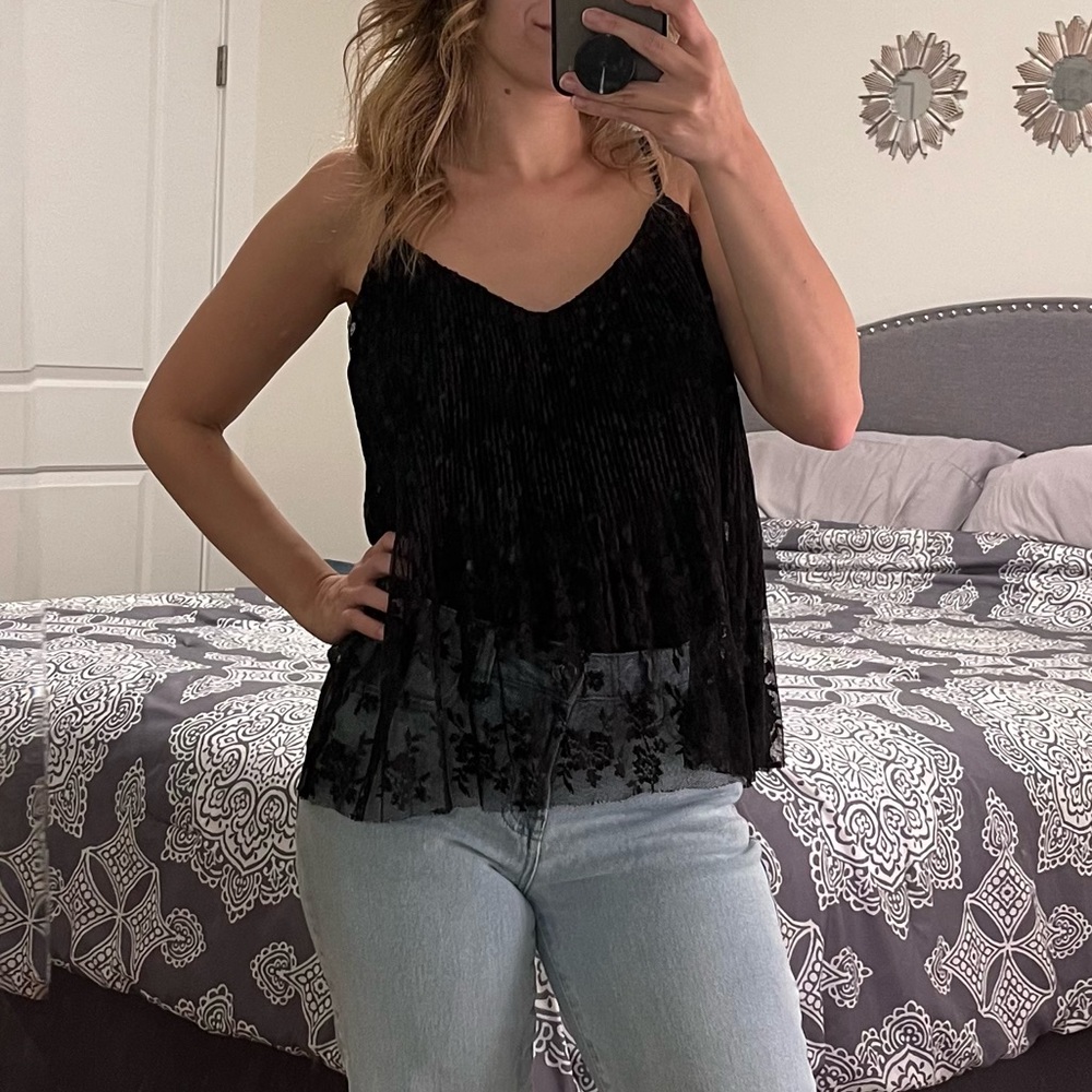 Black Lace Tank